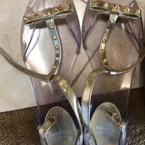 Stuart Weitzman cleat sandals